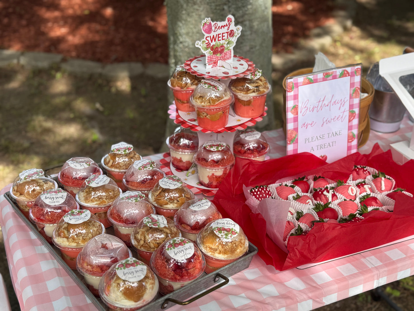 Mini Dessert Cups catering